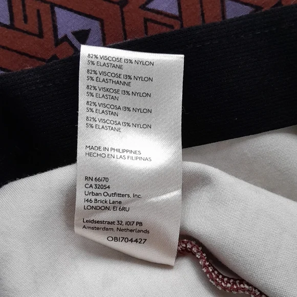 Anthropologie The Joni  High-Rise Flare Pants in Brown and Lavender Size XS - Picture 8 of 10